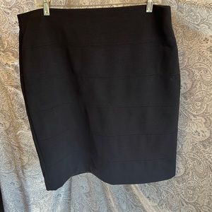 Black Alfani A line skirt